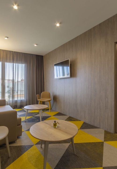 Fotografía de habitación suite Hotel Maciá Kubb Sevilla - Reportaje fotográfico hotelero